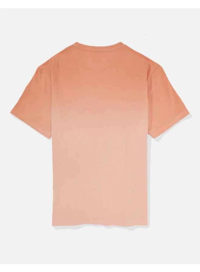 American Eagle Logo Detail Crew Neck T-Shirt