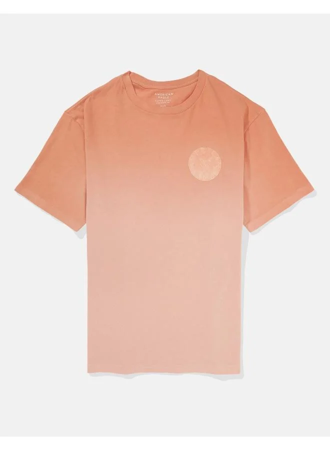 American Eagle Logo Detail Crew Neck T-Shirt
