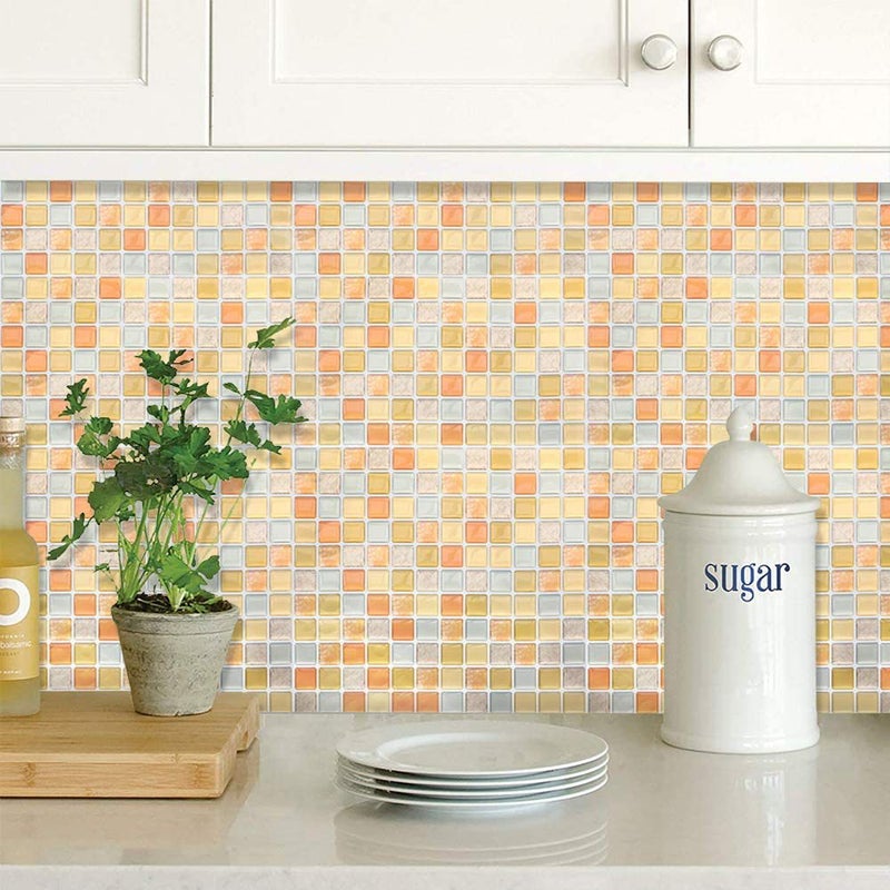 3D Mosaic Wall Stickers Kitchen And Bathroom Waterproof And Oil-Proof Decorative Stickers Wall Sticker - Image 5