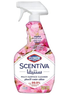 Clorox Scentiva Multi-Surface Cleaner, Joyful Floral Scent, Bleach Free 500ml  - Image 1