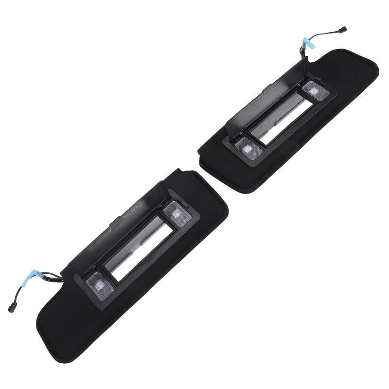 Left Right Sun Visor Set Replacement For C4 1984-1996 - 14081820 Driver Passenger Side Sunvisor Block Strong Sunlight - Image 3