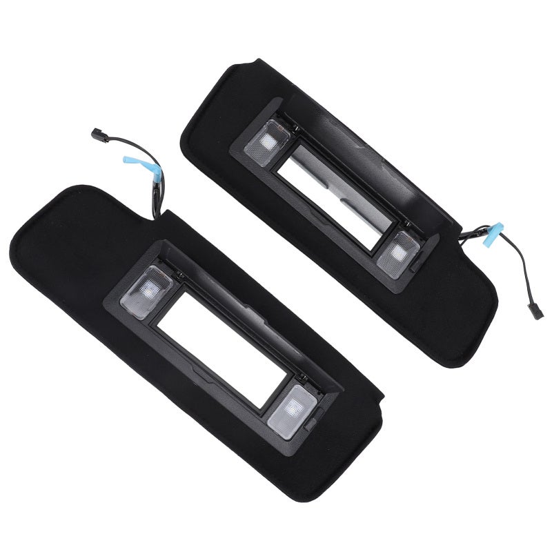 Left Right Sun Visor Set Replacement For C4 1984-1996 - 14081820 Driver Passenger Side Sunvisor Block Strong Sunlight - Image 5