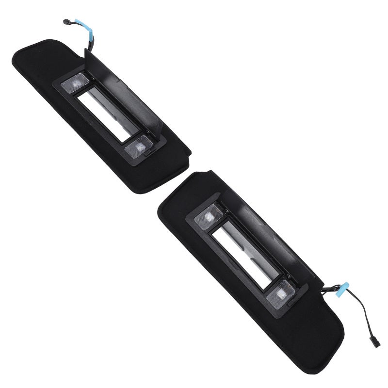 Left Right Sun Visor Set Replacement For C4 1984-1996 - 14081820 Driver Passenger Side Sunvisor Block Strong Sunlight - Image 2