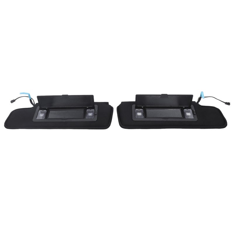 Left Right Sun Visor Set Replacement For C4 1984-1996 - 14081820 Driver Passenger Side Sunvisor Block Strong Sunlight - Image 4
