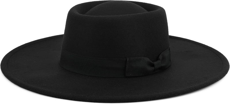 Pro Celia Big Wide Brim Women Fedora Hat - Image 1