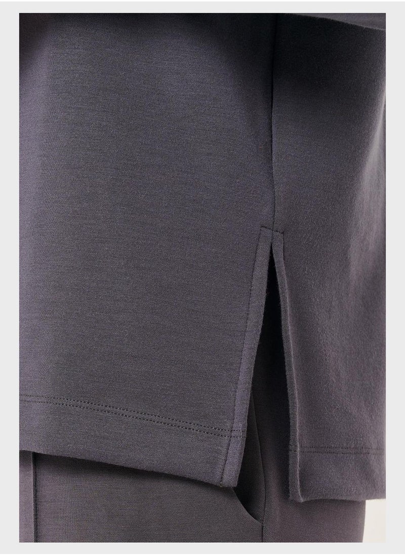 Jimmy Key Crew Neck Overszied Sweatshirt  - Image 3