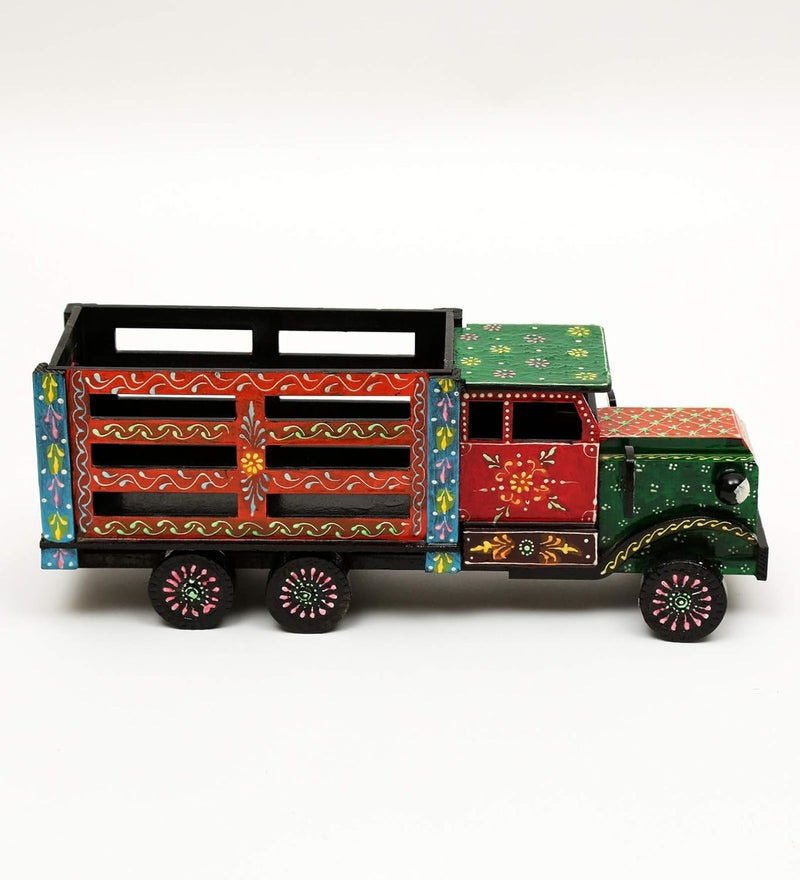 CRAFT TREE CRAFT TREE Handcrafted Wooden Truck Showpiece Toy for Kids Home Dcor Showpiece  - Image 4