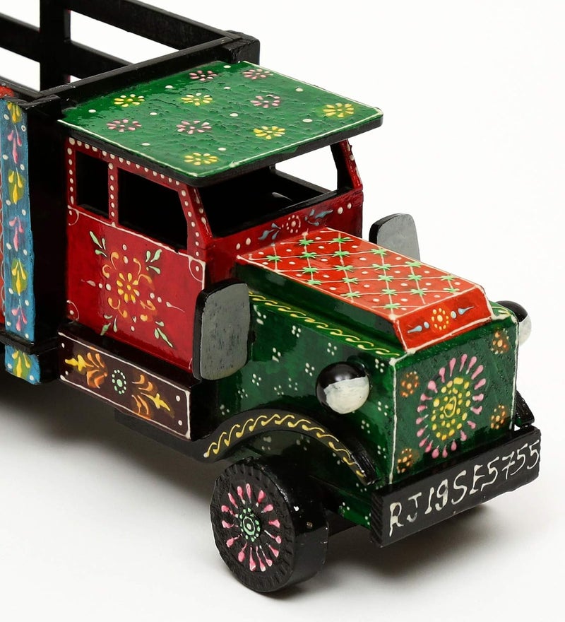 CRAFT TREE CRAFT TREE Handcrafted Wooden Truck Showpiece Toy for Kids Home Dcor Showpiece  - Image 5