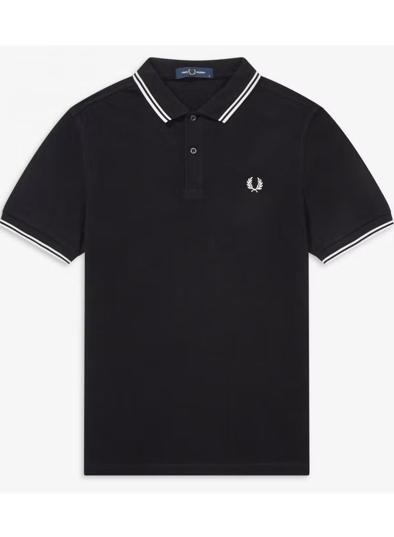 FRED PERRY Essential Logo Printed Polo Shirt  - Image 1