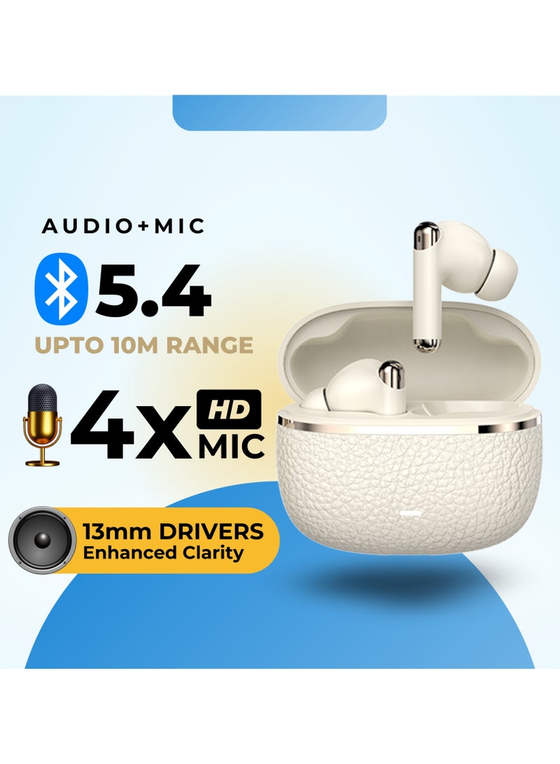 GRABIT GTUNES-GRAVEL True Wireless Earbuds – ANC, Quad-Mic, 13mm HD Sound, 20H Playback, Fast Type-C Charging  - Image 5