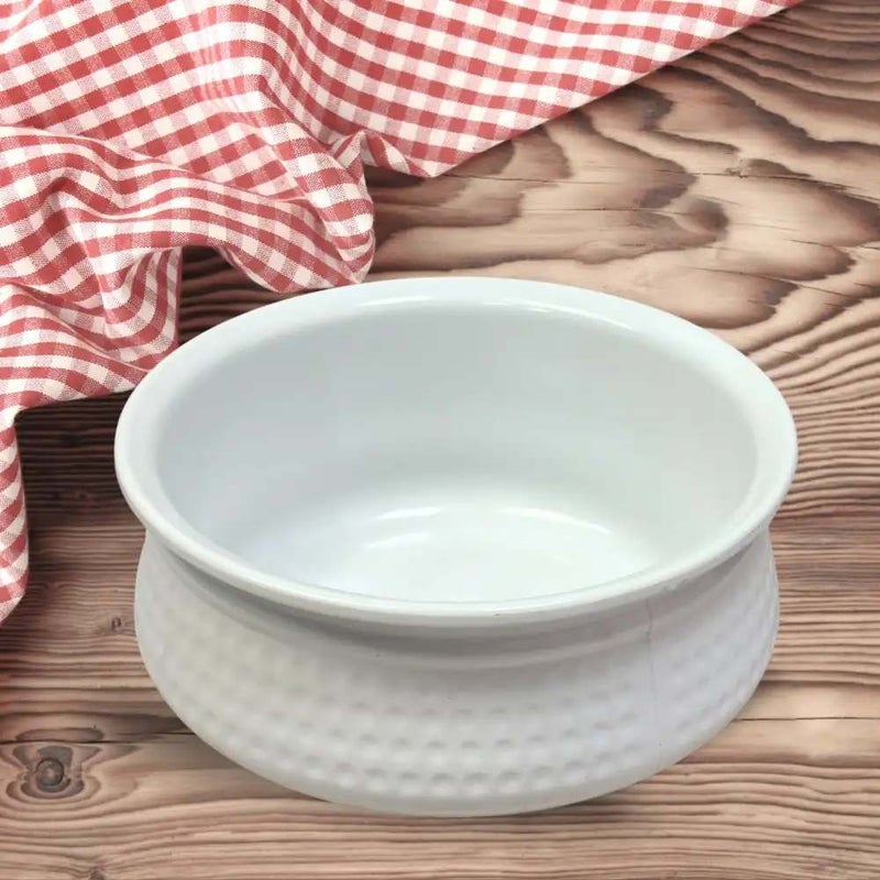 Dynasty' Dynasty Melamine Italy Designed 5 Inch Handi Bowl- White - Image 1