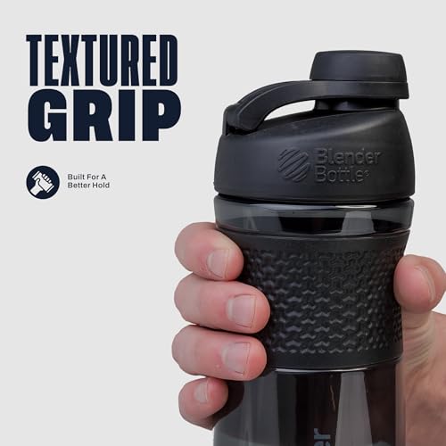 BlenderBottle SportMixer Shaker Bottle Perfect for Protein Shakes and Pre Workout, 28-Ounce, Teal - Image 3