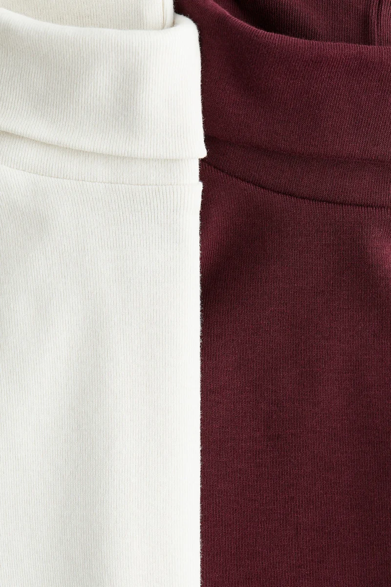 H&M 2-pack polo-neck tops