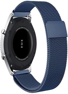 Bikson Elite Stainless Steel Loop Strap Wrist Band For Smart Watch Huawei GT2 / GT - Navy Blue 