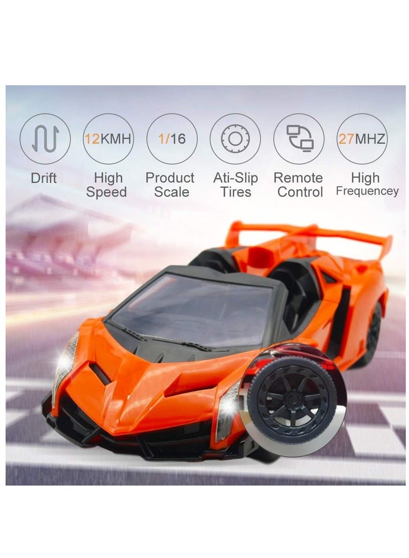 Rally Battery Operated Racing Car Toy with 360 Degree Rotation and Remote Control - Image 3