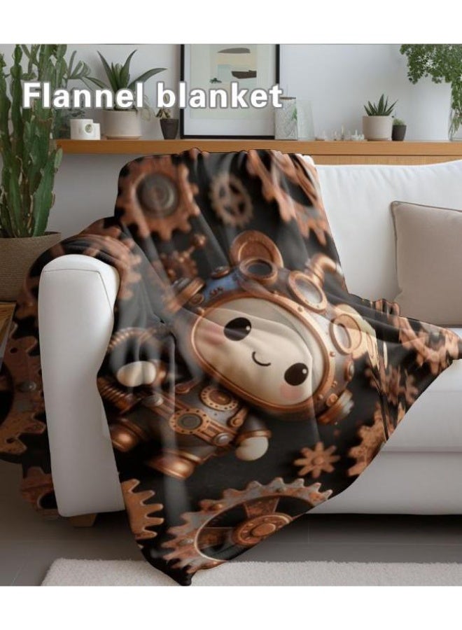 general Baby and children's cartoon flannel thin blanket (warm and comfortable, suitable for sleep, game use) 70cm*100cm - Image 5