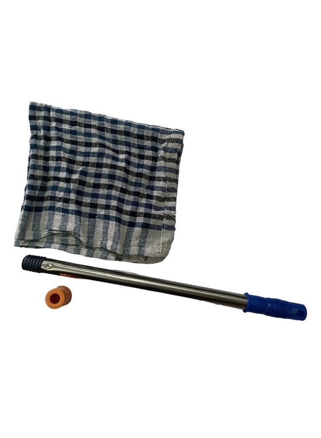 Nimbose® Jhatakni Dusting Cloth with Handle for Cleaning Home, Office Furniture, with Removable Cotton Dry Cleaning Duster Cloth & Handy Stick (Multicolor, Pack of 2) - Image 5
