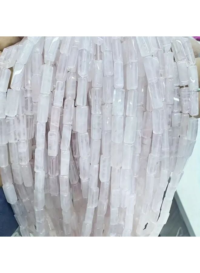 خرز مستطيل من الحجر الطبيعي متعدد الألوان مستلزمات صنع المجوهرات DIY موديل B00041 10 - Image 1