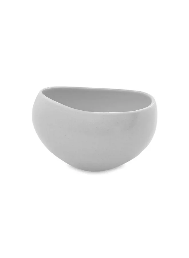 Easy Life Organic Series Glaze Ceramic Salad Bowl Grey 12cm R2653#OREY