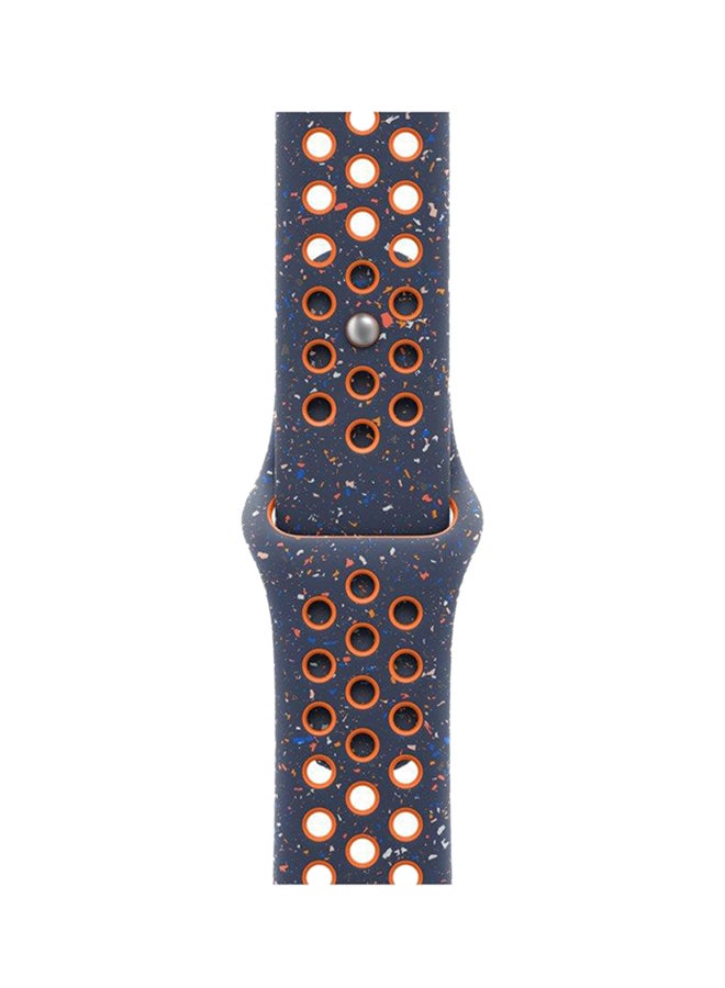 Apple 42MM Blue Flame Nike Sport Band SM Midnight - Image 1