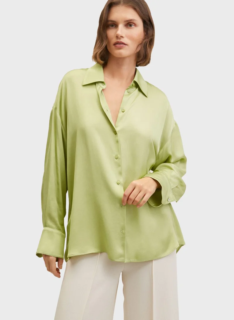 MANGO Button Detail Shirts