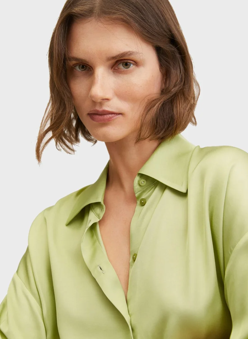 MANGO Button Detail Shirts