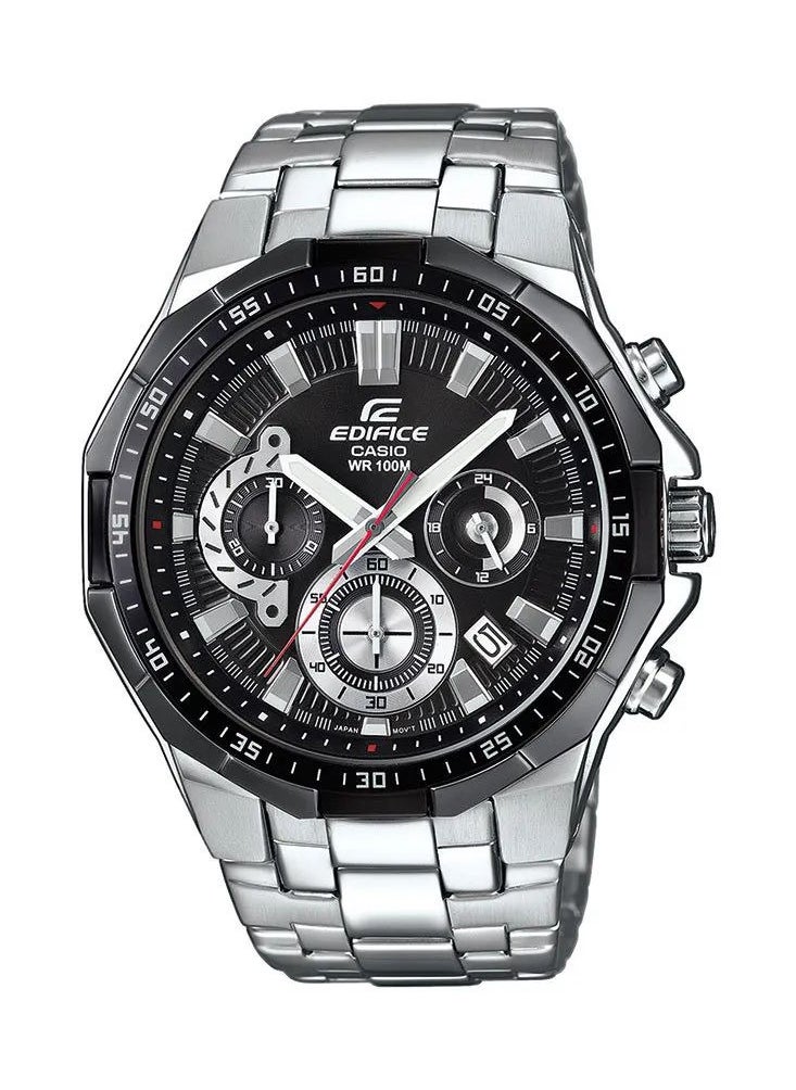 CASIO - Casio Edifice Men's Chronograph Watch with Stainless Steel Band - Image 1