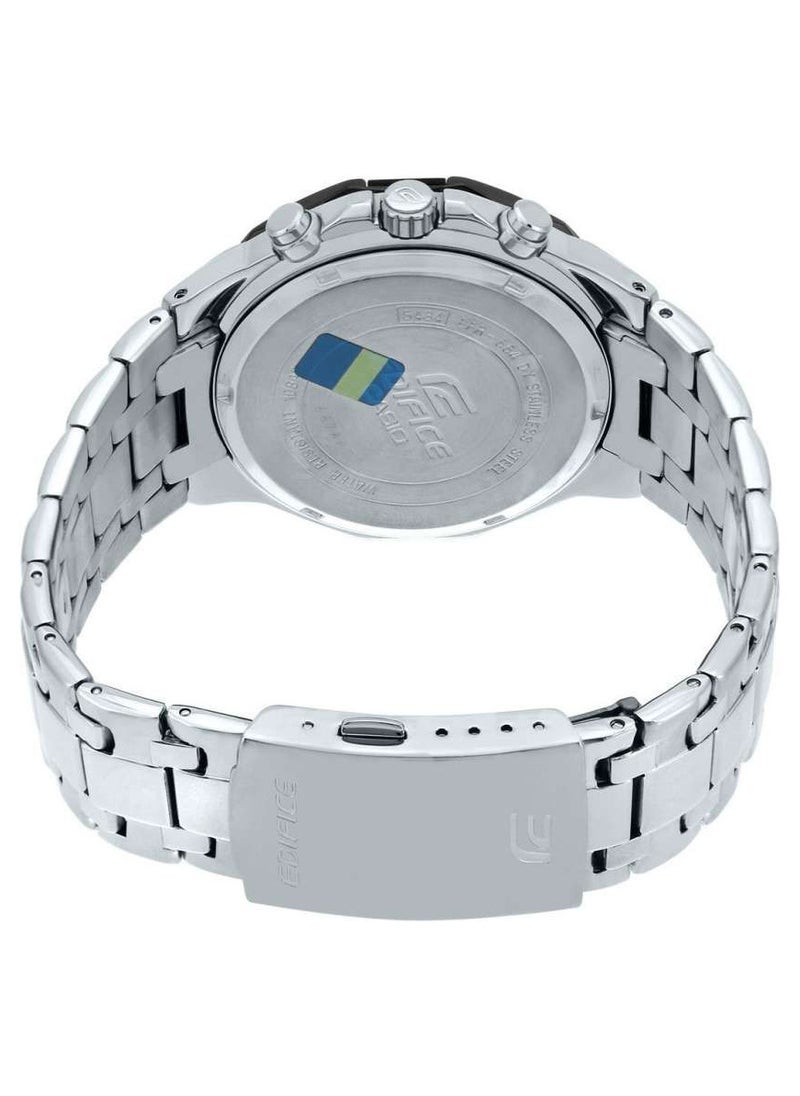 CASIO - Casio Edifice Men's Chronograph Watch with Stainless Steel Band - Image 1
