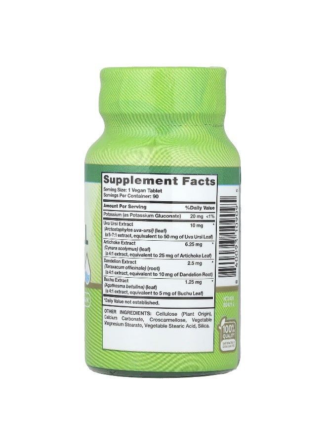 natures truth Nature's Truth, Water Pill with Potassium, Caffeine Free, 90 Tablets  - Image 2
