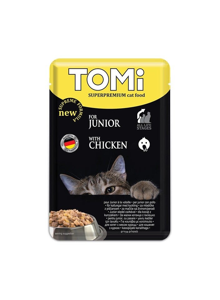 تومي باوتش دجاج للقطط الصغيرة – 100 جرام