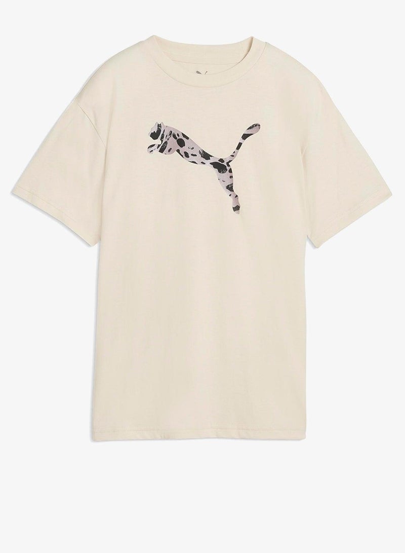 PUMA Youth Essential Graphic Animal Relaxed T-Shirt - Image 1