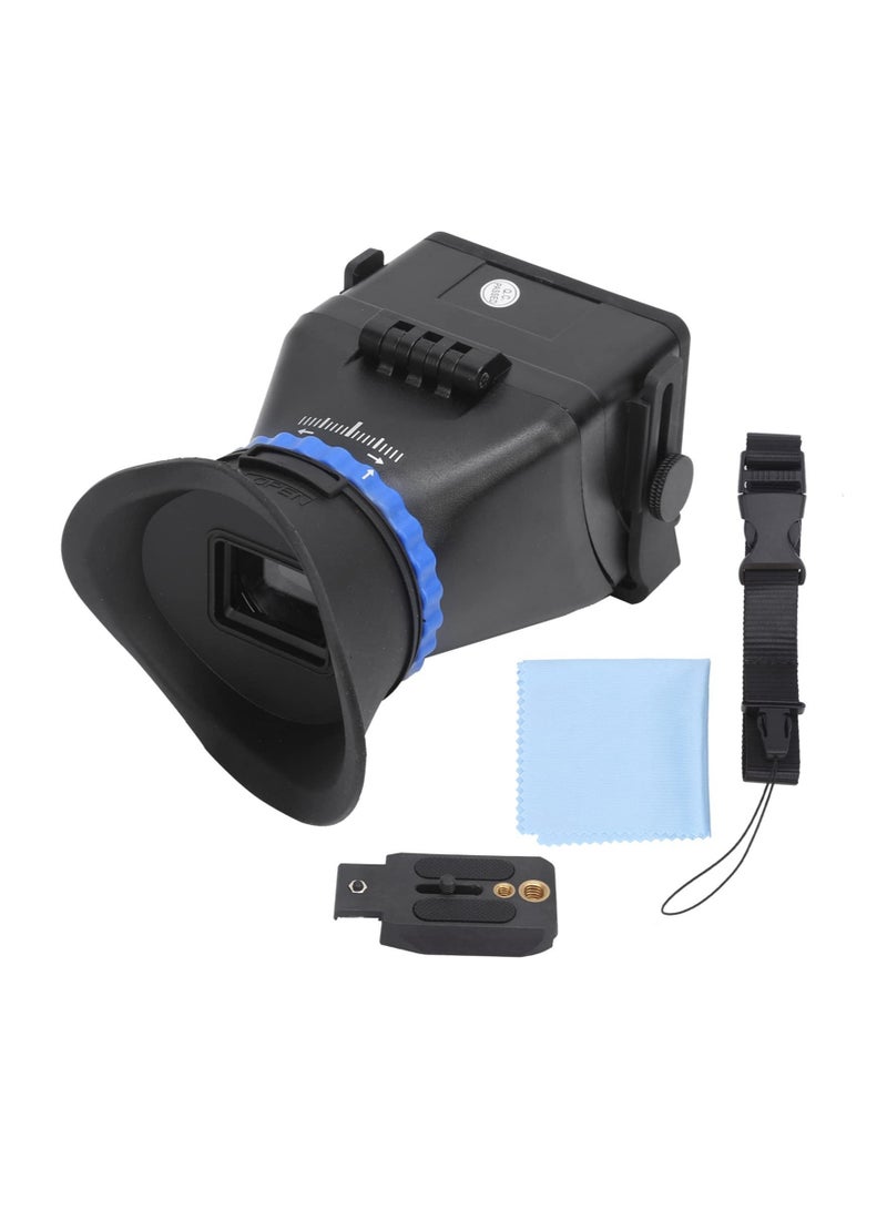 Captaintech SYOSI Camera Viewfinder, Professional 3X Magnification LCD Viewfinder Magnifier for 3in/3.2in LCD Screen, Adjustable DSLR Viewfinder for Camcorder, DSLR/SLR Camera, Camera Screen Sunshade Hood - Image 1