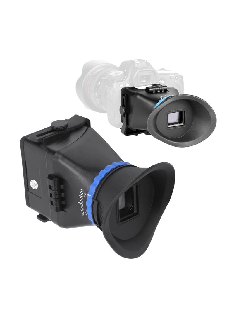 Captaintech SYOSI Camera Viewfinder, Professional 3X Magnification LCD Viewfinder Magnifier for 3in/3.2in LCD Screen, Adjustable DSLR Viewfinder for Camcorder, DSLR/SLR Camera, Camera Screen Sunshade Hood - Image 5