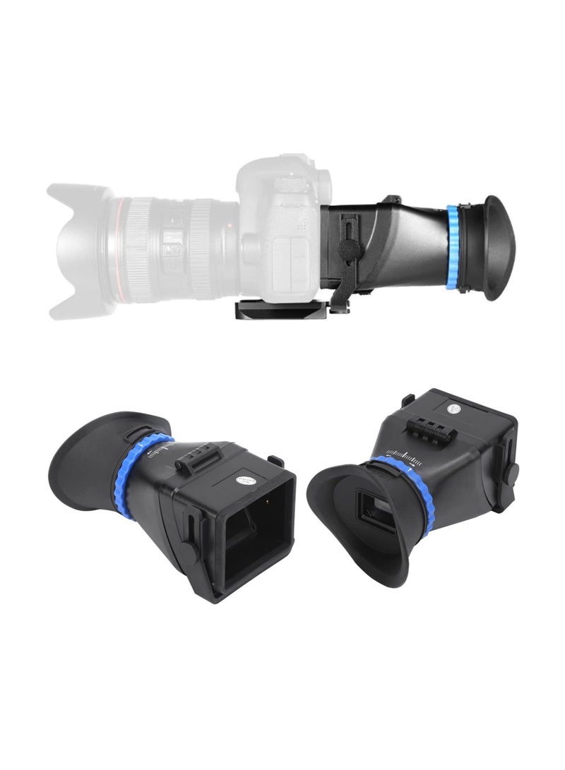 Captaintech SYOSI Camera Viewfinder, Professional 3X Magnification LCD Viewfinder Magnifier for 3in/3.2in LCD Screen, Adjustable DSLR Viewfinder for Camcorder, DSLR/SLR Camera, Camera Screen Sunshade Hood - Image 4