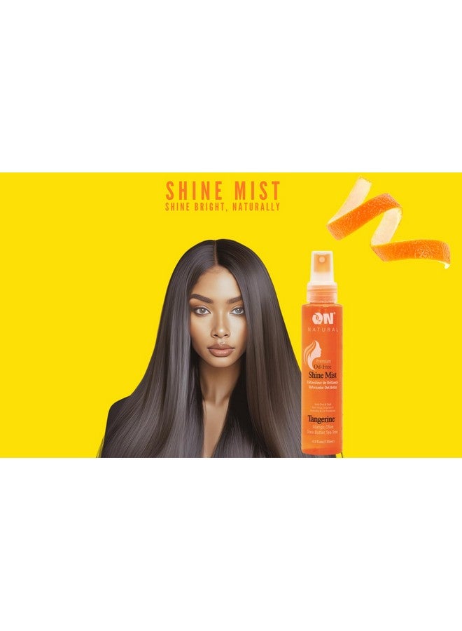 Natural Organic On Organic Natural Premium Oil-Free Weave & Wig Shine Mist, Tangerine 4.5 oz  - Image 4
