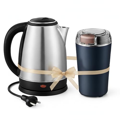 RFV1 Electric 1500W 1.8L Extra-Large Capacity | Stainless Steel Body with Cool Touch Exterior | Automatic Shut-Off & Boil Dry Protection (KETTLE AND GRINDER) - Image 1