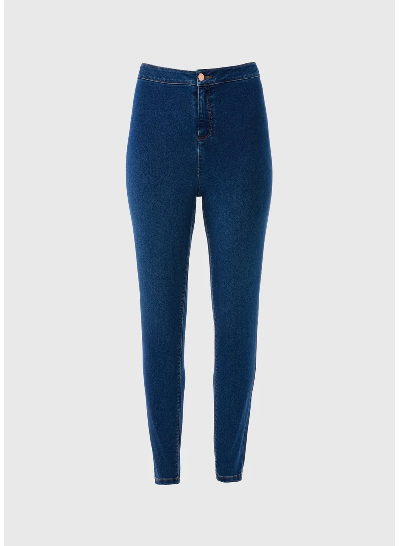 Matalan Jessie high waist dark wash jeans