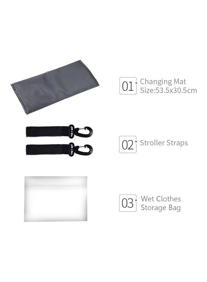 NIBEMINENT Large Capacity Multi-Function Waterproof Diaper Bag - Image 2