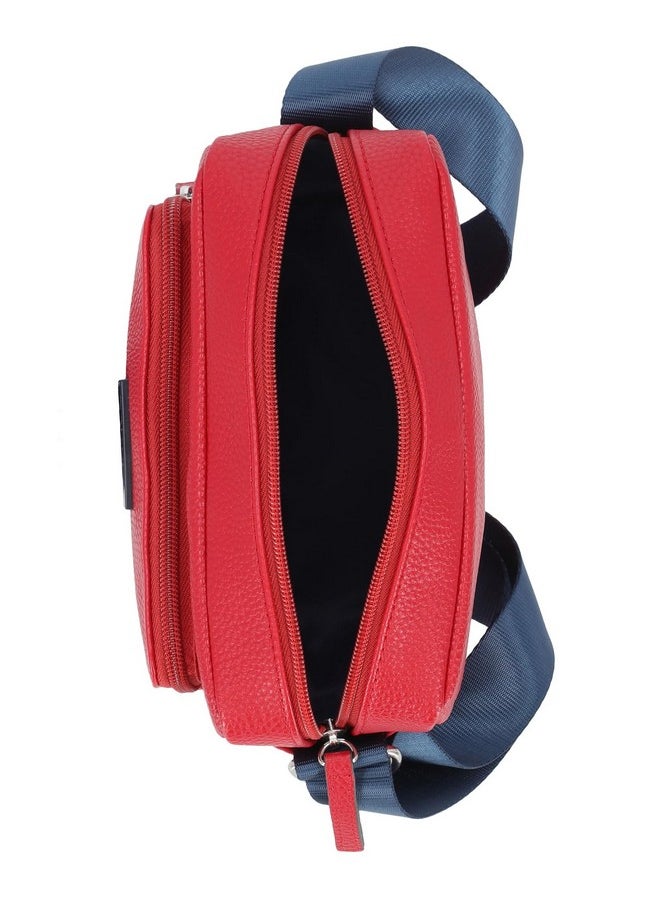 NAUTICA Out And About Adjustable Crossbody Bag Purse Red  - Image 3
