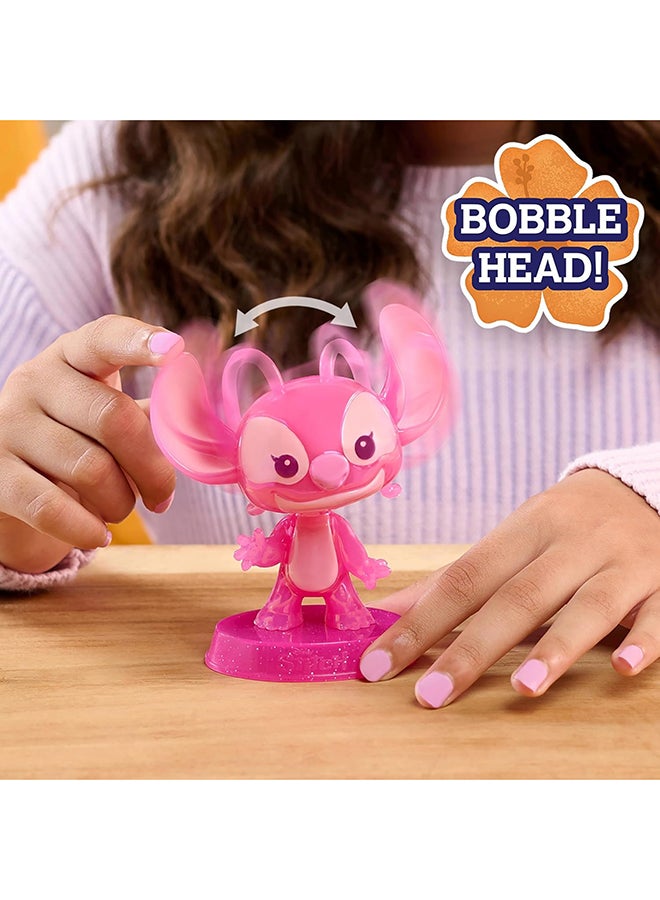 STITCH Disney Lilo & Stitch 4.75" Inch (13 cm) Angel Bobblehead Collectible Figure, Officially Licensed Kids Toys By Just Play, Suitable for Children, Boys and Girls, Aged 3 Years+ - Image 3