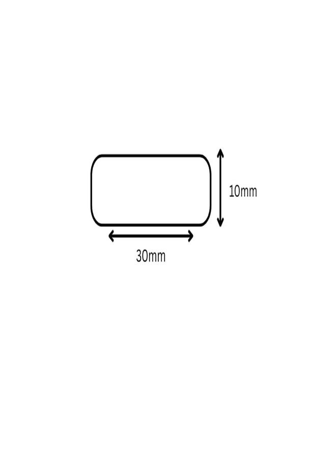 Sehgal Store Premium Writable White Labels – 30 x 10 mm | Multipurpose Adhesive Stickers | Pack for Organizing, Shipping, Inventory & More (Pack of 1000 Stickers W-3) - Image 2