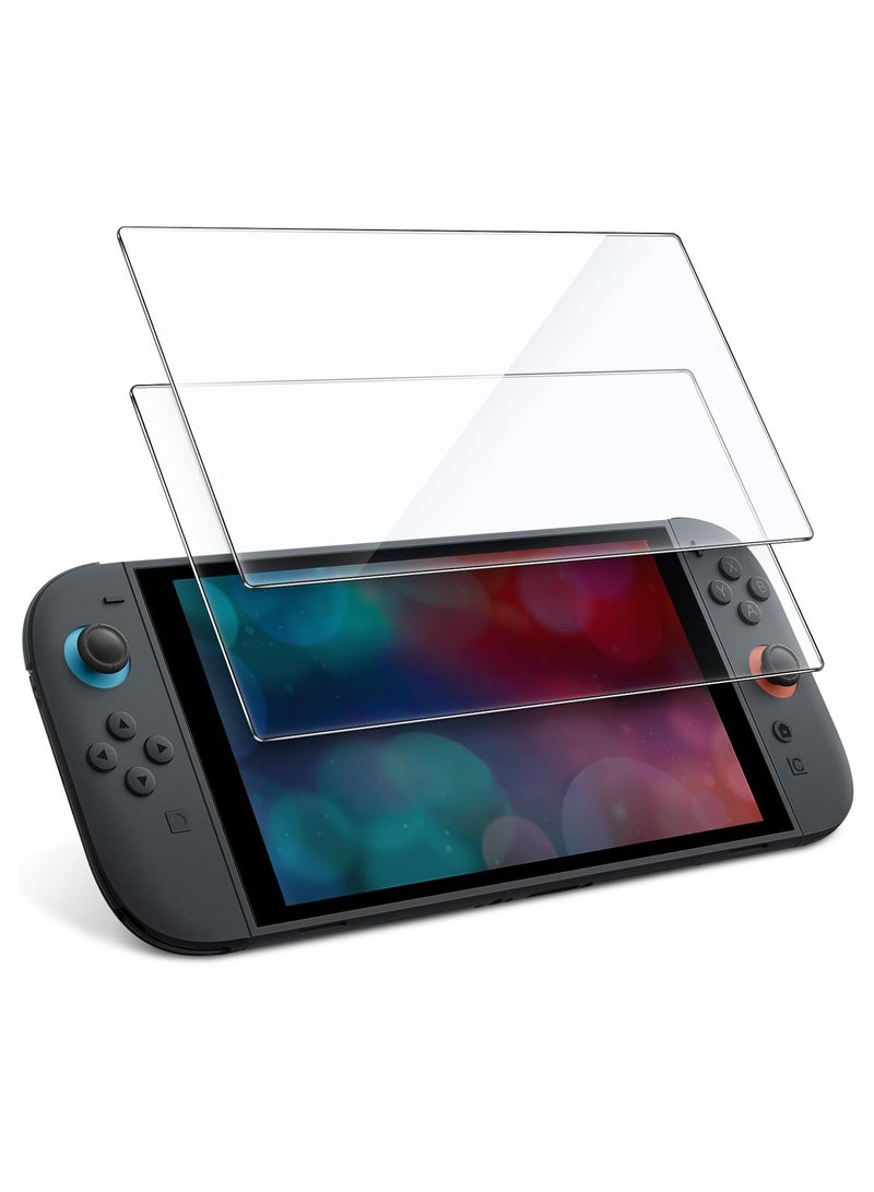 Screen Protector for Nintendo Switch 2 2025,9H Tempered Glass Film,Anti-Scratch,HD Clear,2-Pack - Image 1