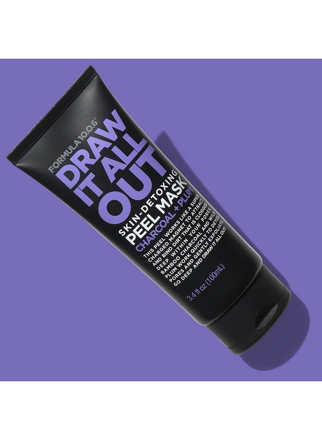 Formula 10.0.6 - Draw It All Out Skin-Detoxing Charcoal Peel Mask, Vegan, Paraben-Free & Cruelty-Free, 3.4 Fl Oz - Image 4