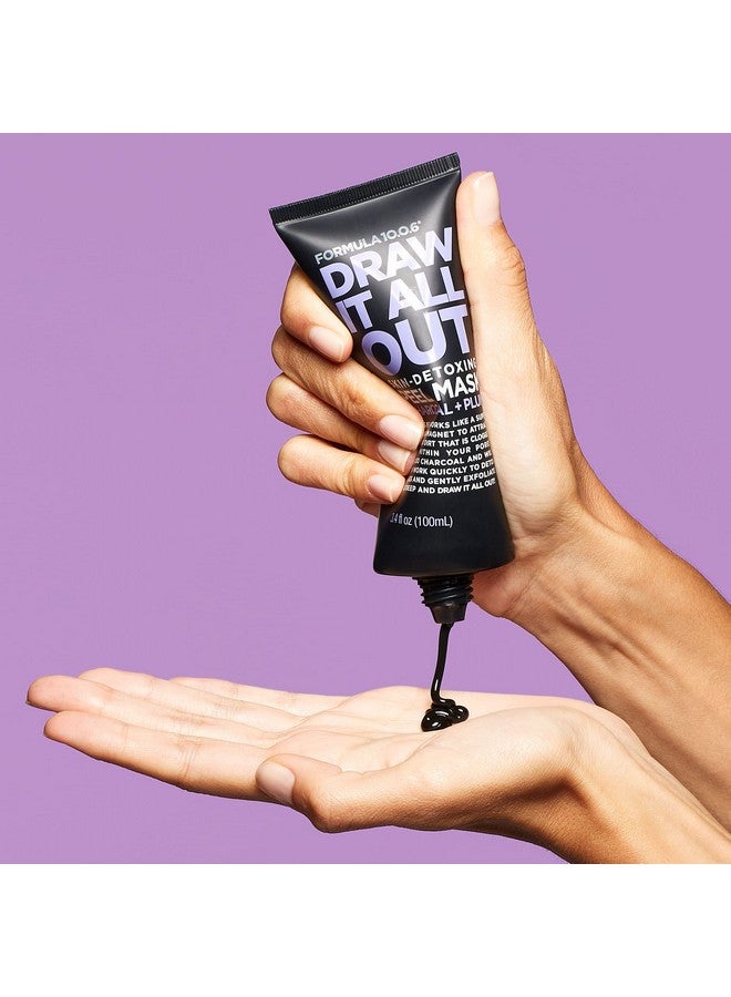 Formula 10.0.6 - Draw It All Out Skin-Detoxing Charcoal Peel Mask, Vegan, Paraben-Free & Cruelty-Free, 3.4 Fl Oz - Image 5
