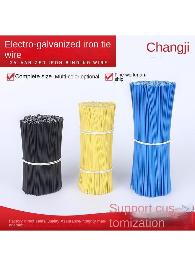 Bluejw Iron Core Tie Wire 1000 Grape Branches Light Cable Gardening Plastic Coated Iron Wire Power Cable Data Cable Tie - Image 2