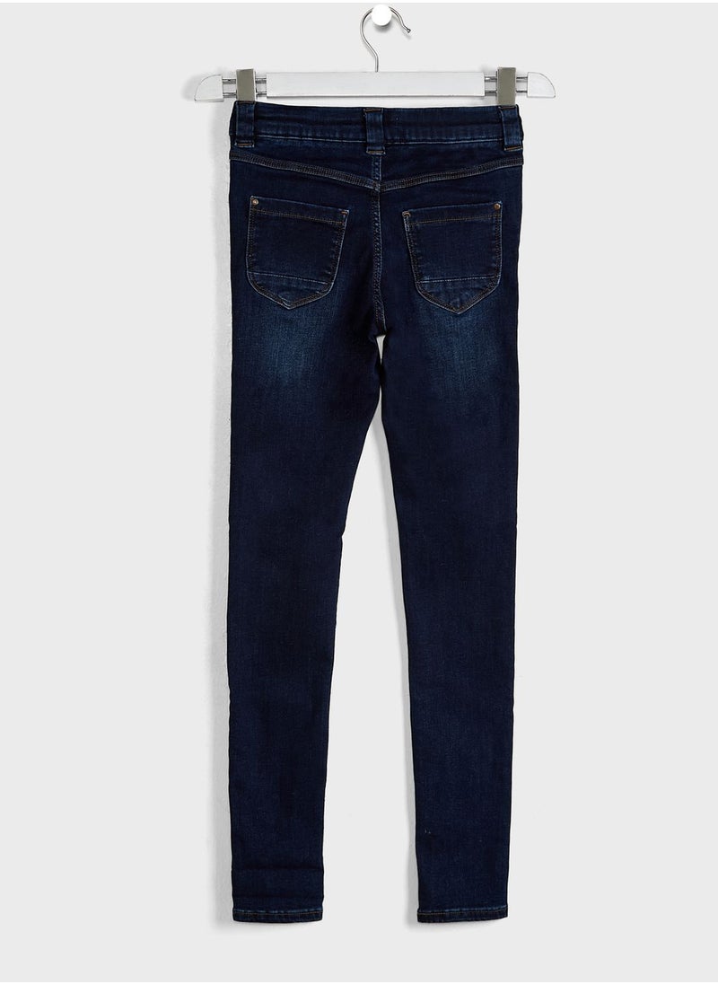 NAME IT - Kids Mid Wash Skinny Fit Jeans - Image 1