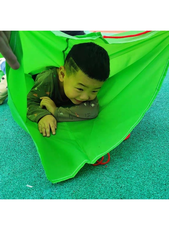 Kindergarten Centipede Hole Drilling Game Children's Body Intelligent Lattice Jumping Outdoor Activity Props Sensory Training Equipment-Color:8 M Single Layer (color Remarks) - Image 3