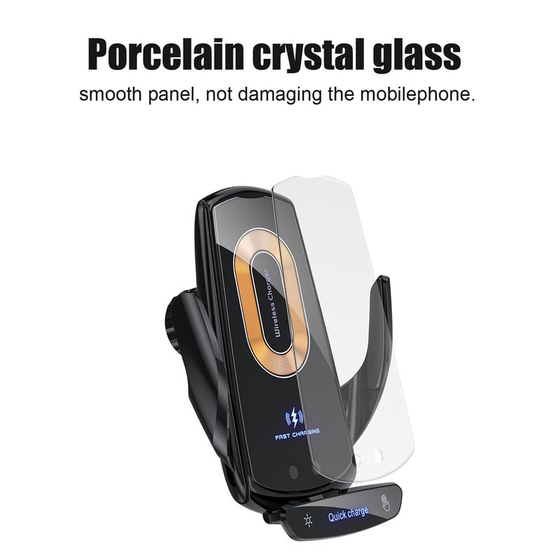 Car MobilePhone Holder Car Wireless ReCharge Bracket Intelligent Auto QuickCharge Bracket Car MobilePhone Wireless ReCharge Holder Car MobilePhone Magnet ReCharging Device - Image 4