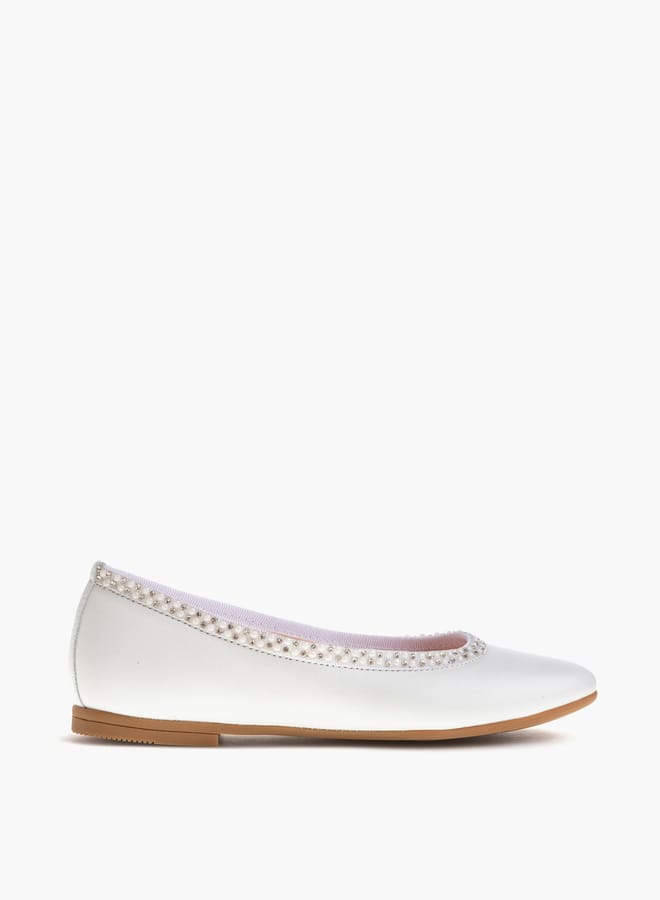 Pablosky Girls Slip-On Ballerina Shoes  - Image 1
