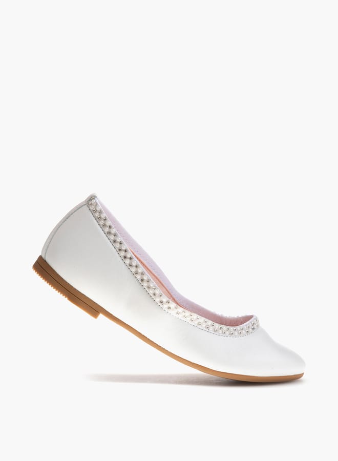 Pablosky Girls Slip-On Ballerina Shoes  - Image 5